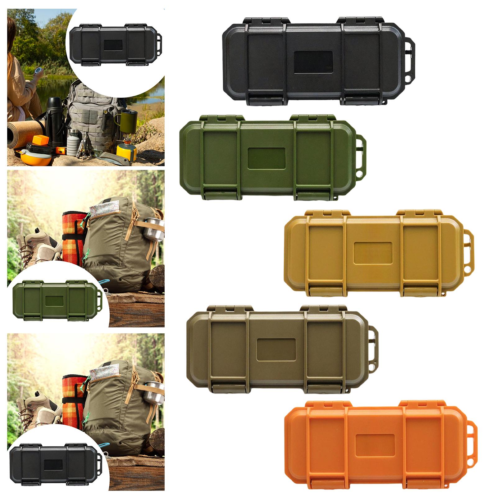 Edc Every Day Carry おもちゃ - กล่องเก็บเครื่องมือพกพาทุกวันกันน้ําสําหรับอุปกรณ์อิเล็กทรอนิกส์ขนาดเล็กกล่องมีดป้องกันมัลติฟังก์ชั่นกันกระแทก