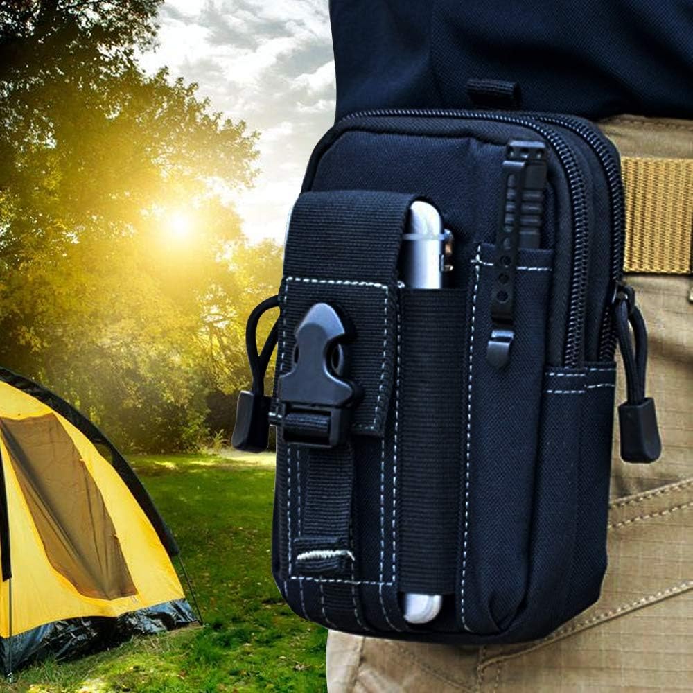 Edc Carry Items - กระเป๋าคาดเอวแบบยุทธวิธี Molle กระเป๋าคาดเอวทหาร EDC อุปกรณ์จัดเก็บเครื่องมือ ซองใส่โทรศัพท์