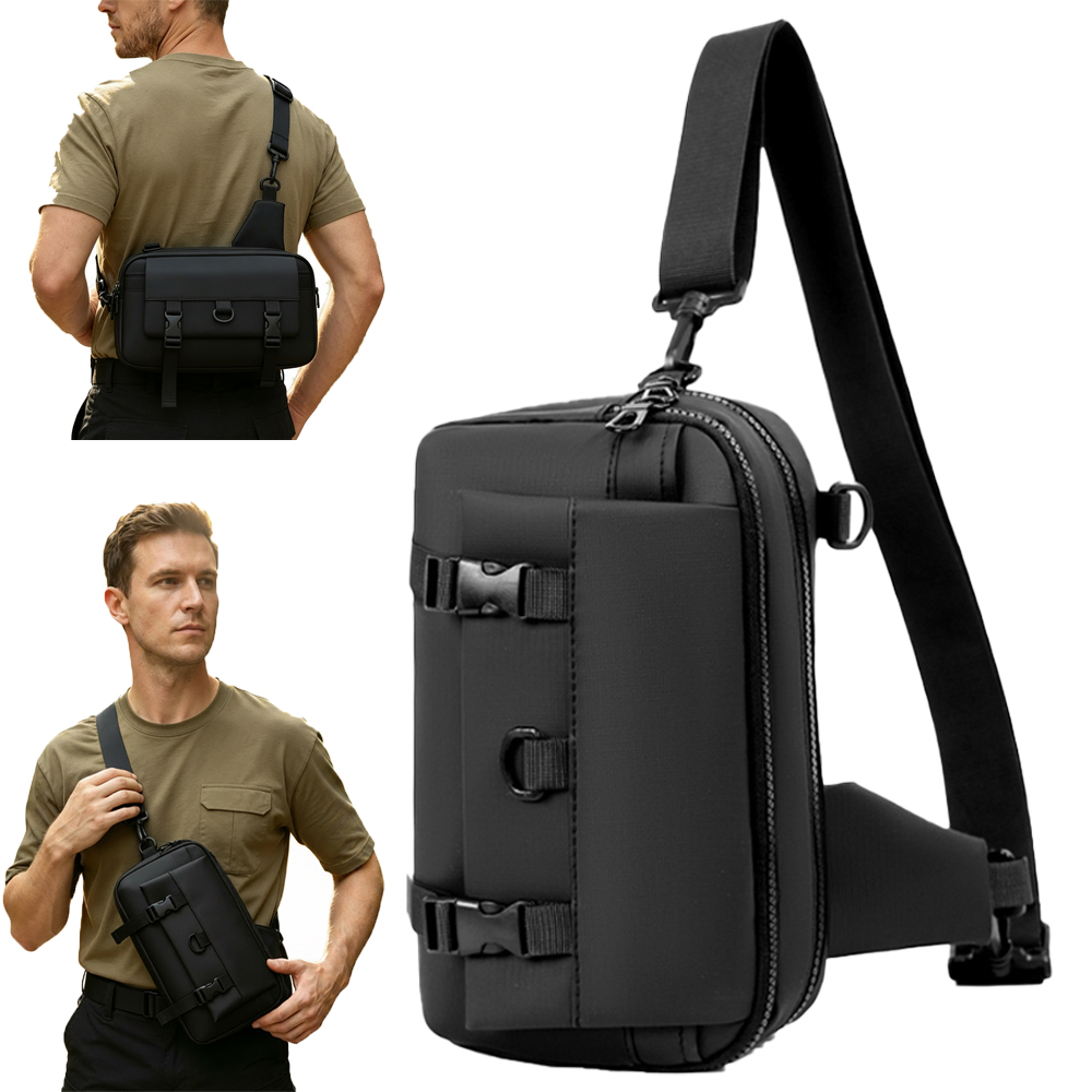 Edc Concealed Carry Backpack - กระเป๋าปืนพกยุทธวิธี กระเป๋าเก็บปืนพกแบบซ่อน กระเป๋าคาดอกสะพายข้าง กระเป๋าเป้สะพายหลัง EDC กระเป๋าใส่เครื่องมือ