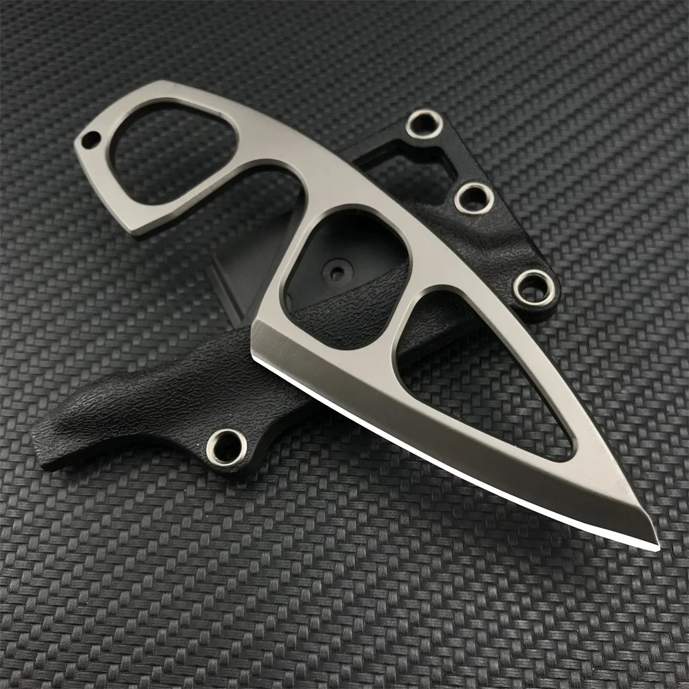 Edc Carry Fixed Blade - มีดคอแข็งแรงทนทาน ใบมีด 440C พร้อมปลอก Kydex พกพาสะดวก