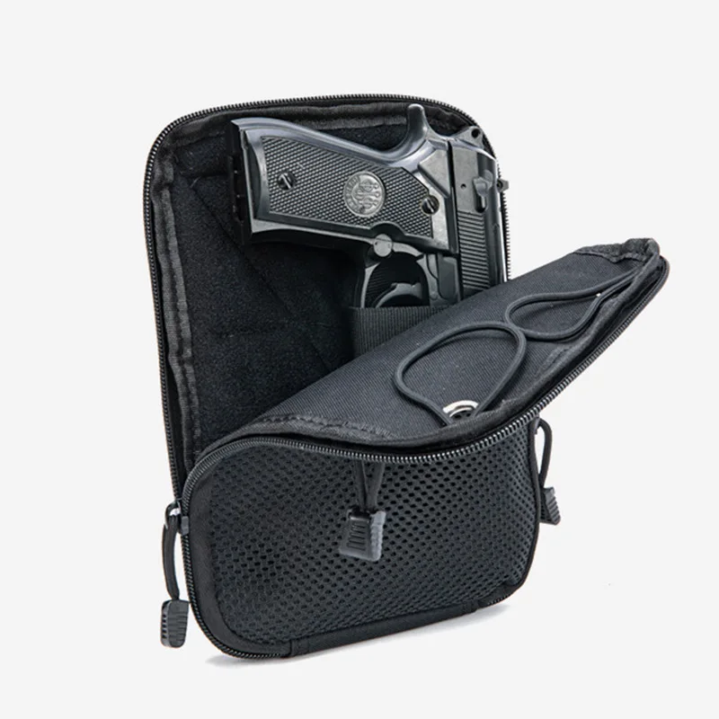 Edc Carry Fanny Pack - Molle ยุทธวิธีปกปิดปืนกระเป๋า EDC นิตยสารสําหรับ Universal ปืนพกปืนพกพกพา