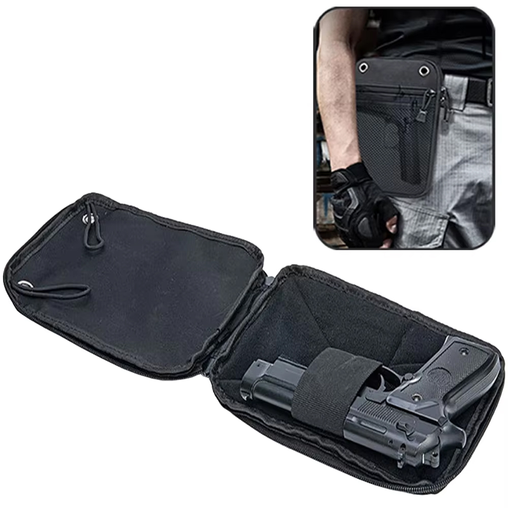 Edc Carry Fanny Pack - กระเป๋าใส่ปืนพกแบบซ่อน Molle Outdoor Tactical พร้อมช่องใส่แม็กกาซีน EDC