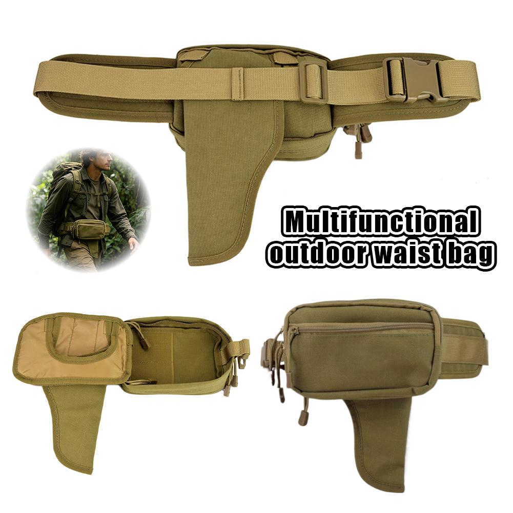 Edc Carry Box - กระเป๋าคาดเอวป้องกันการโจรกรรมแบบซ่อนได้， กระเป๋าคาดเอว EDC แบบลำลองสำหรับผู้ชายผู้หญิง， กระเป๋าคาดเอวสำหรับเดินทางกลางแจ้งพร้อมช่องใส่ของแบบซ่อน