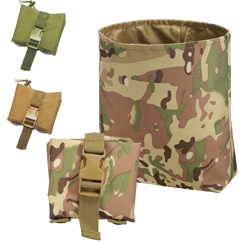 Edc Everyday Carry - กระเป๋าใส่แม็กกาซีนแบบพับได้ Molle สำหรับกิจกรรมกลางแจ้ง ตั้งแคมป์ ล่าสัตว์ อุปกรณ์
