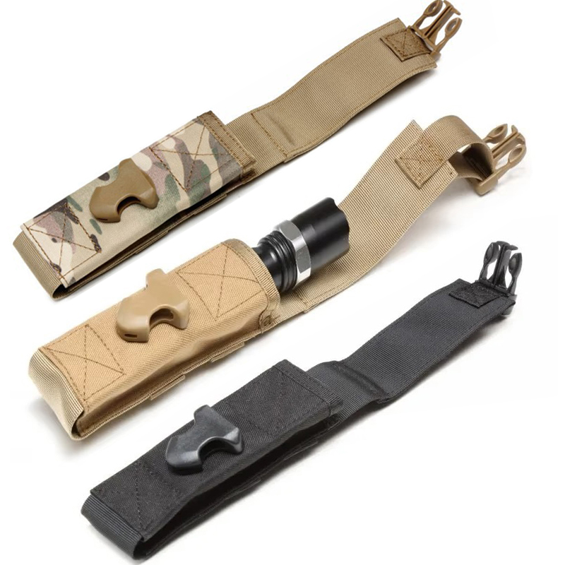 Edc Carry Items - กระเป๋าใส่ไฟฉายผู้ถือกรณี MOLLE EDC เครื่องมือเอวกระเป๋ากีฬากลางแจ้งตั้งแคมป์เดินป่าการล่าสัตว์อุปกรณ์เสริมกรรไกรฝาครอบ