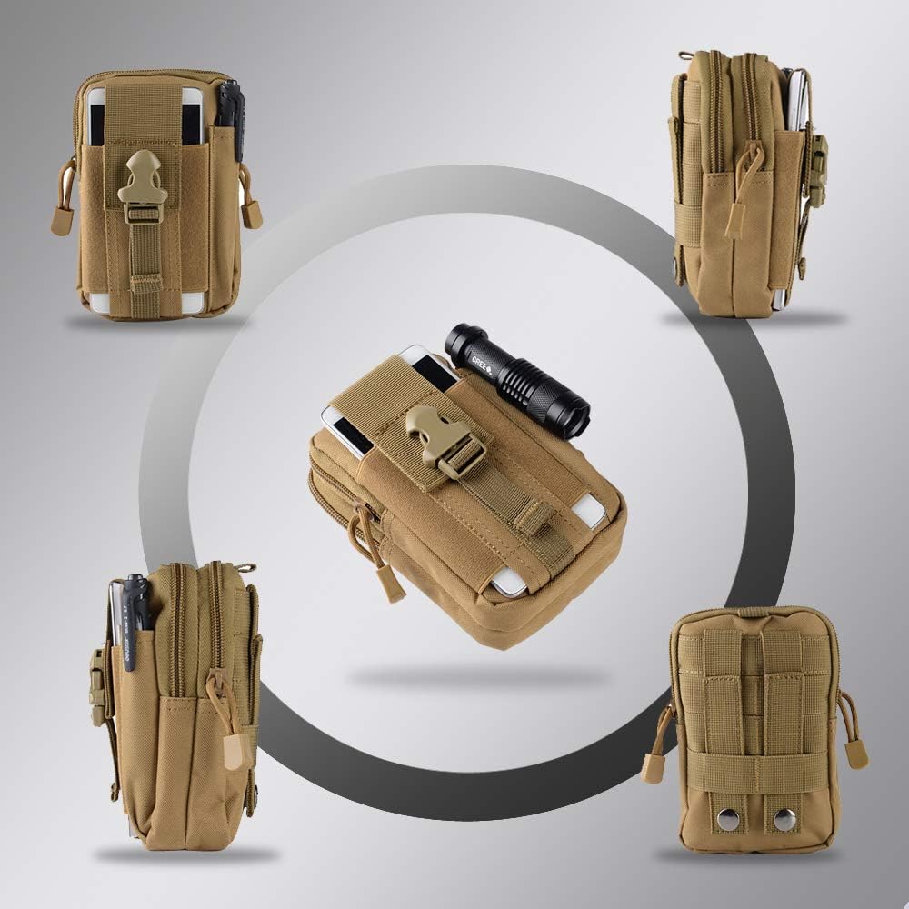 กระเป๋าคาดเอวแบบยุทธวิธี Molle - Edc Carry Items บทวิจารณ์และราคา