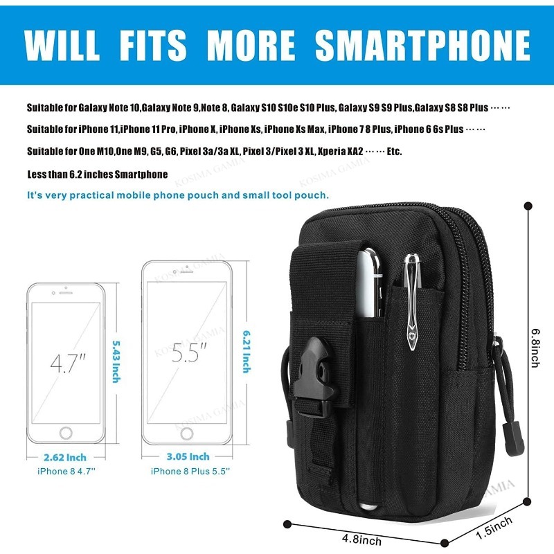 กระเป๋าอเนกประสงค์แบบยุทธวิธี  - Edc Carry Box บทวิจารณ์และราคา