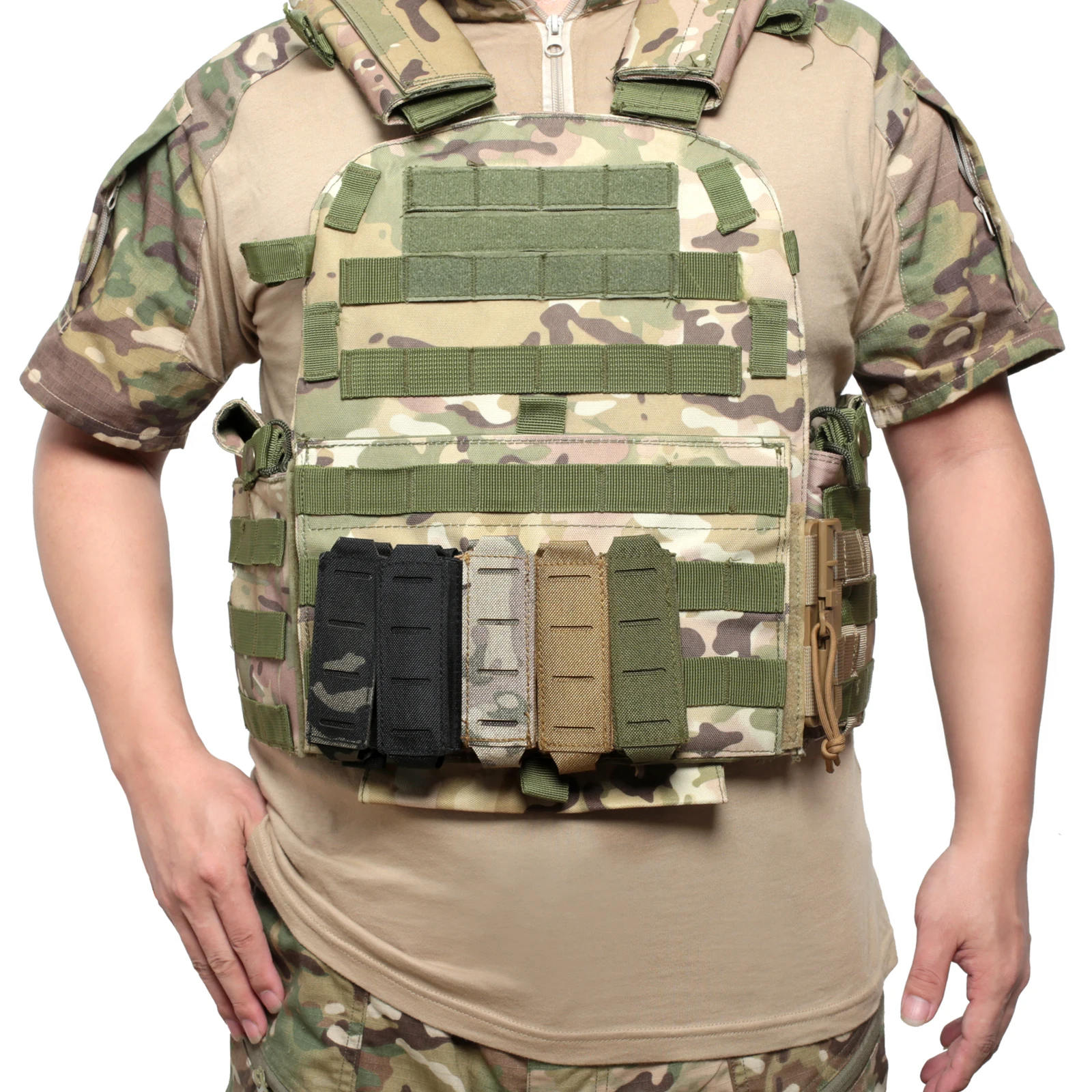 Molle 9 มม.นิตยสาร Pouch Singl - Edc Carry Flashlight บทวิจารณ์และราคา