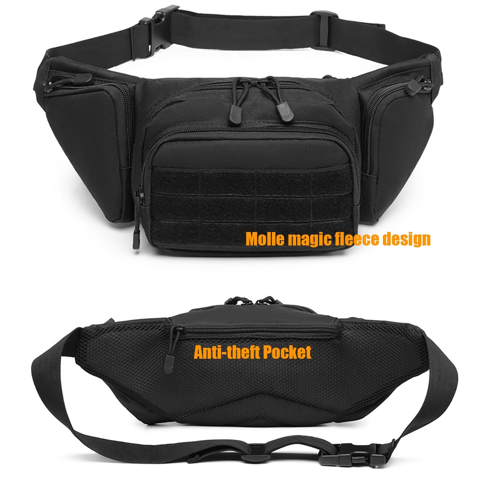 กระเป๋าคาดเอวกันน้ำแบบยุทธวิธี - Edc Carry Fanny Pack บทวิจารณ์และราคา