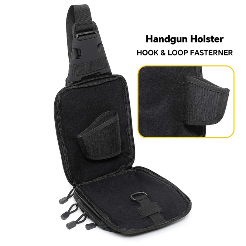 กระเป๋าสะพายข้างแบบยุทธวิธีสำห - Edc Carry Fanny Pack บทวิจารณ์และราคา