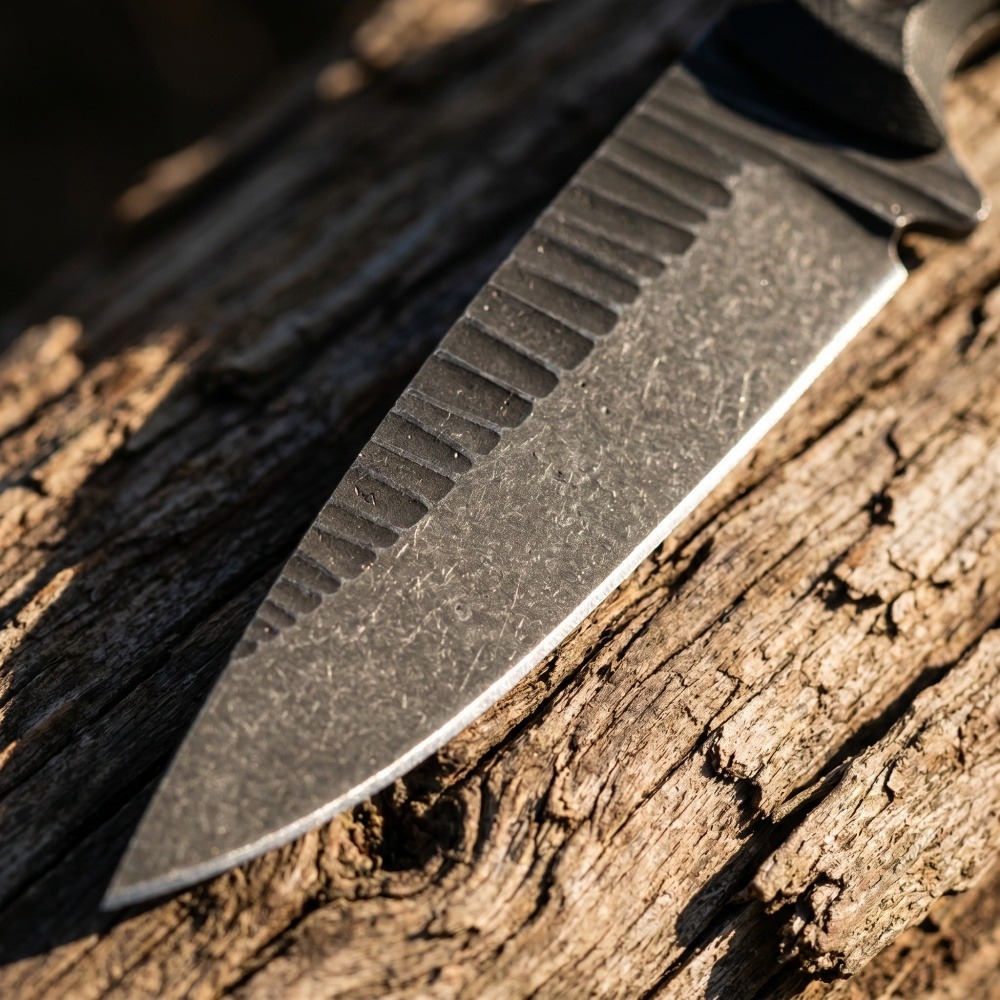 มีดบัชคราฟต์แบบฟูลแทง ใบมีด D2 - Edc Carry Fixed Blade บทวิจารณ์และราคา