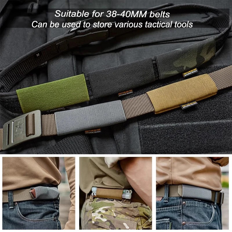 สายรัดเข็มขัดแบบยืดหยุ่น 2 ชิ้ - Edc Carry Flashlight บทวิจารณ์และราคา