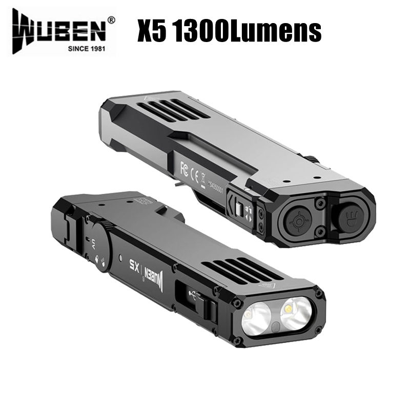 WUBEN X5 ไฟฉาย EDC ขนาดกะทัดรั - Edc Carry Flashlight บทวิจารณ์และราคา
