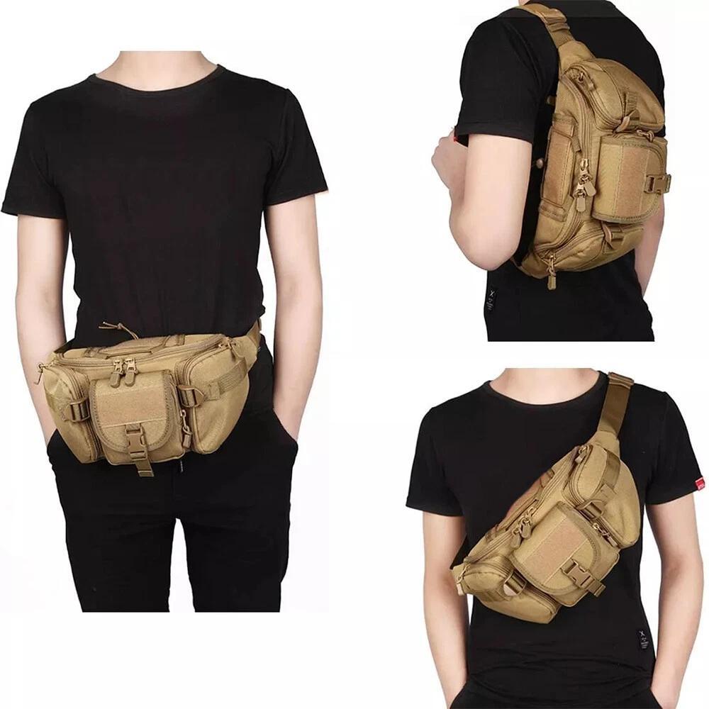 ยุทธวิธี Fanny Pack สําหรับชาย - Edc Carry Fanny Pack บทวิจารณ์และราคา