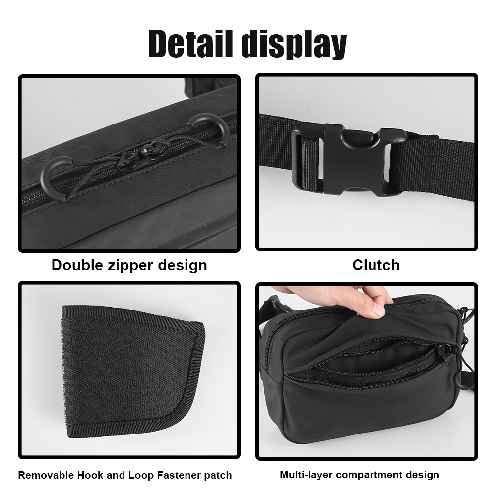 กระเป๋าคาดเอวแบบซ่อนสำหรับพกพา - Edc Carry Fanny Pack บทวิจารณ์และราคา