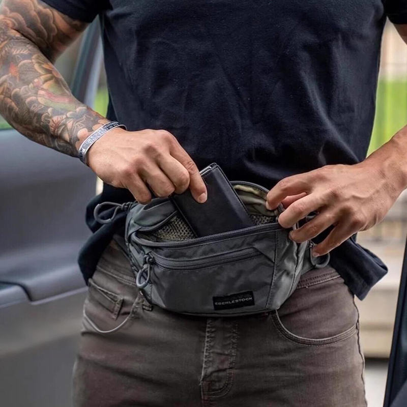 กระเป๋าคาดเอวผู้ชายพร้อมสายปรั - Edc Carry Fanny Pack บทวิจารณ์และราคา