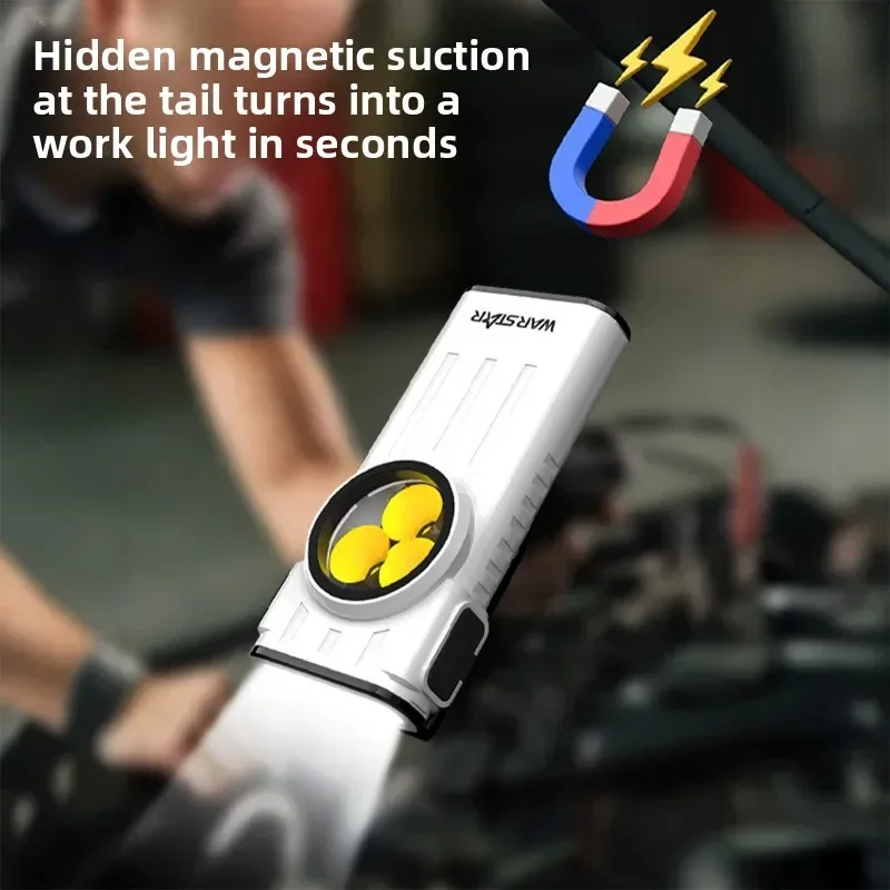 ไฟฉายพกพา EDC LED แบบพวงกุญแจ  - Edc Carry Flashlight บทวิจารณ์และราคา