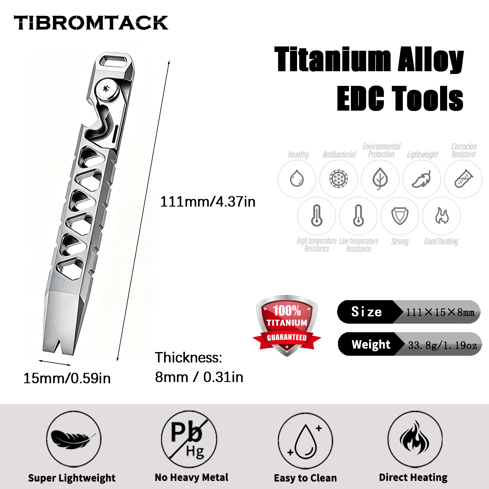 TIBROMTACK เครื่องมือ EDC อเนก - Edc Every Day Carry おもちゃ บทวิจารณ์และราคา