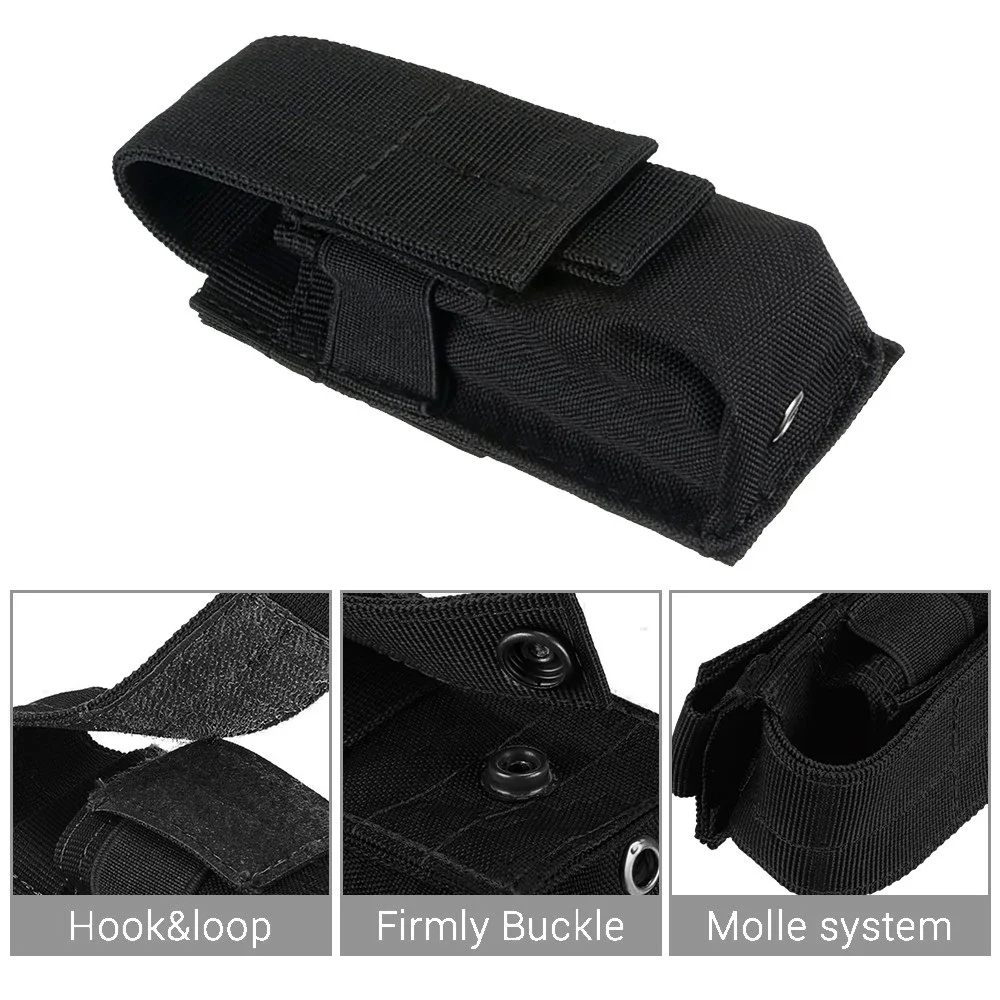 Molle ยุทธวิธี M5 กระเป๋าไฟฉาย - Edc Carry Flashlight บทวิจารณ์และราคา