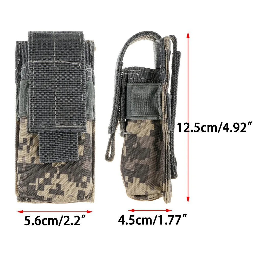 Molle ยุทธวิธี M5 กระเป๋าไฟฉาย - Edc Carry Flashlight บทวิจารณ์และราคา