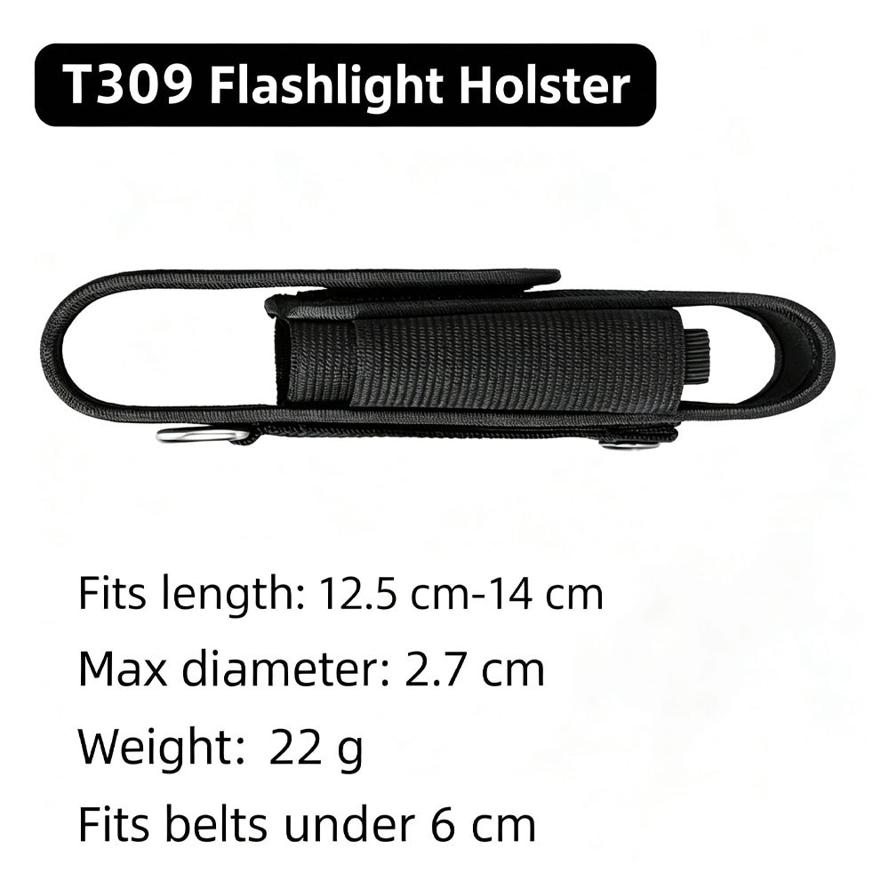 กระเป๋าใส่ไฟฉาย T309 แบบยุทธวิ - Edc Carry Flashlight บทวิจารณ์และราคา