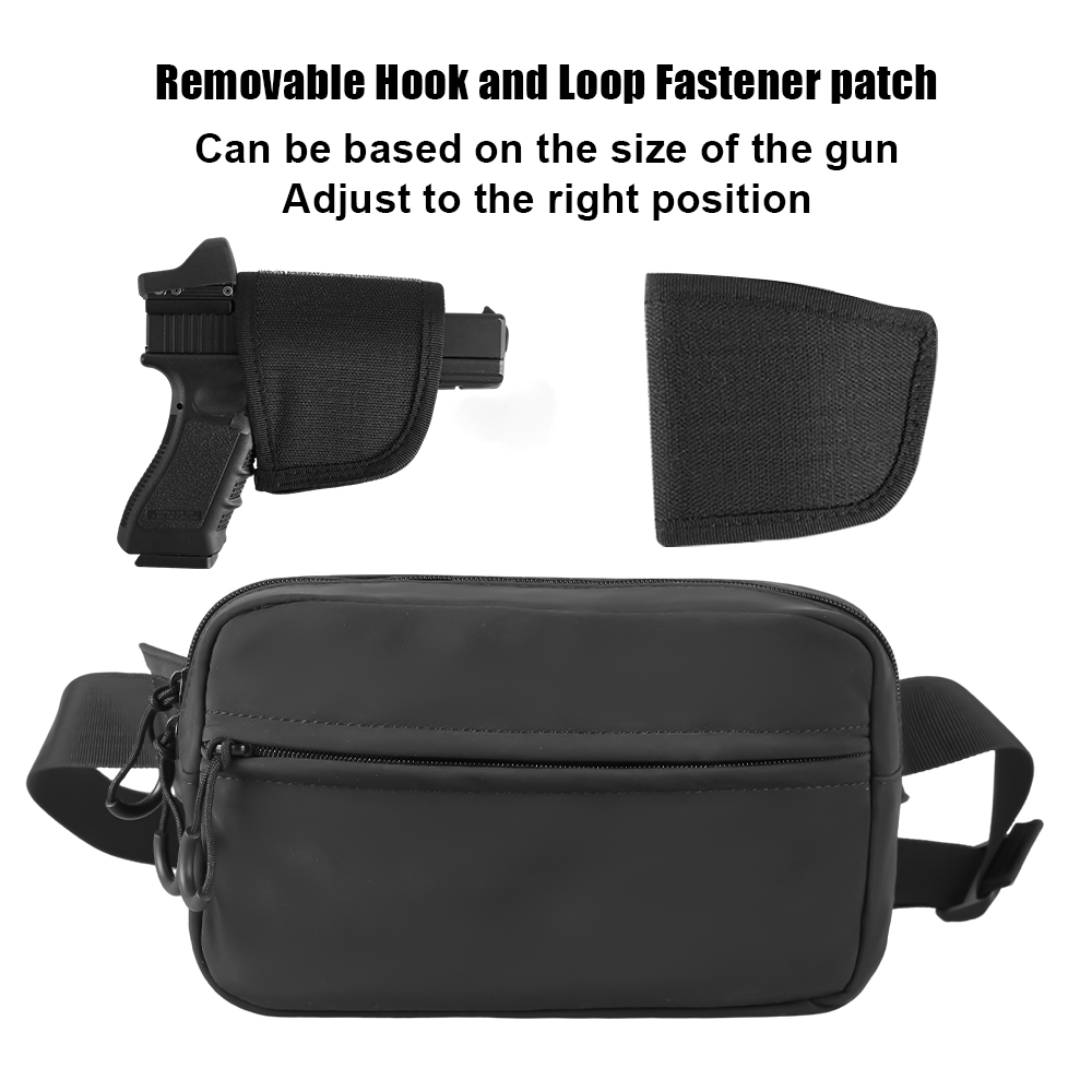 ยุทธวิธีCrossbodyกระเป๋าปืนพกเ - Edc Carry Fanny Pack บทวิจารณ์และราคา