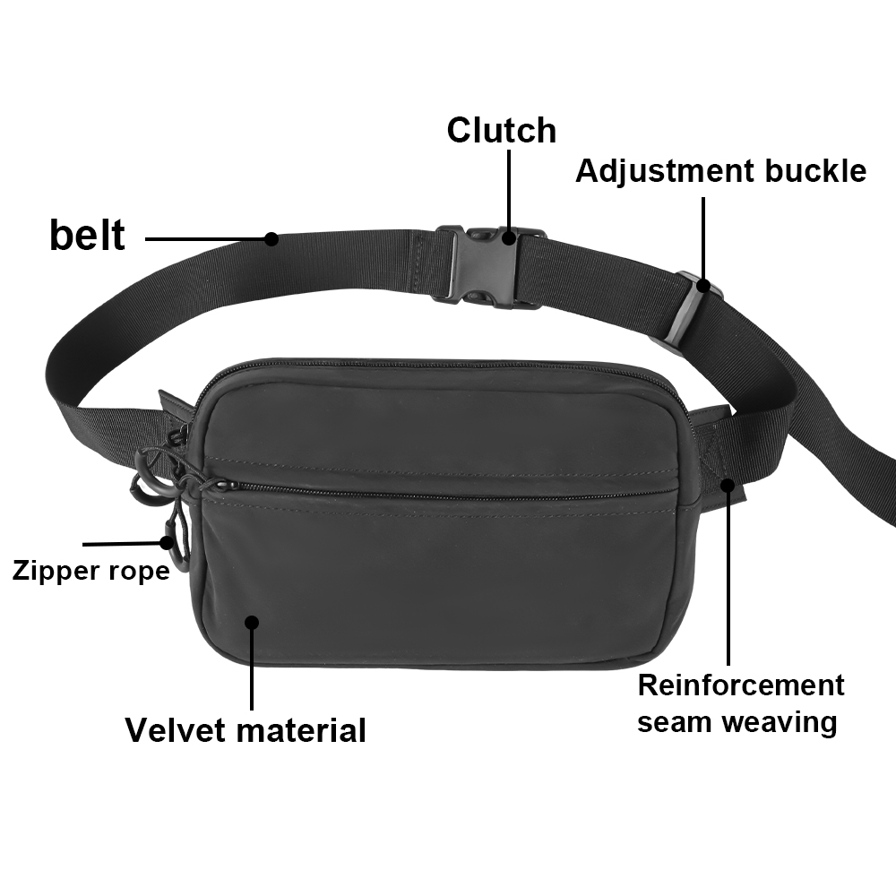 ยุทธวิธีCrossbodyกระเป๋าปืนพกเ - Edc Carry Fanny Pack บทวิจารณ์และราคา