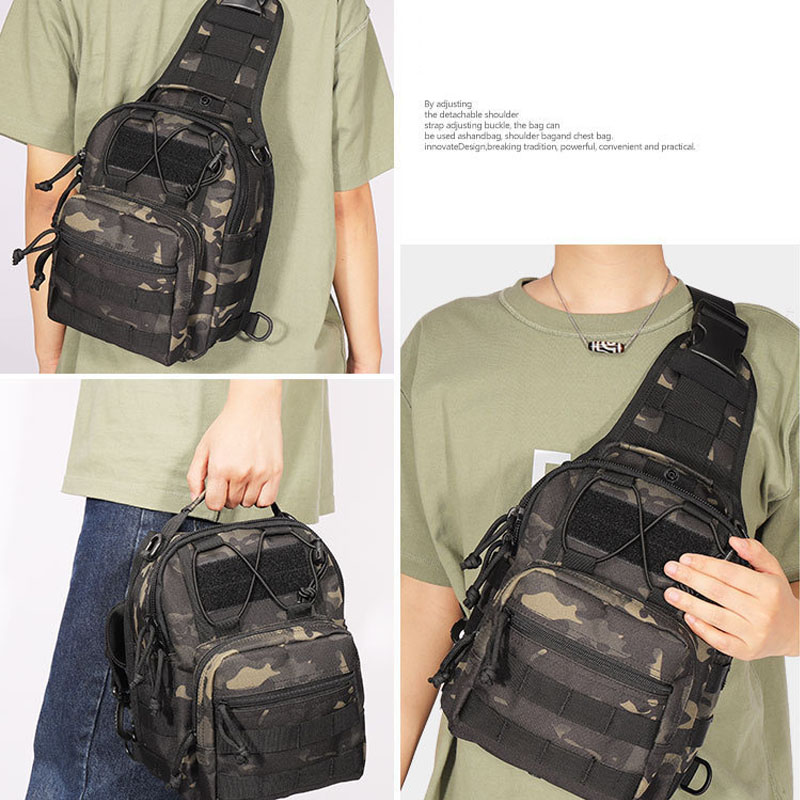 กระเป๋าสะพายไหล่แบบยุทธวิธีสำห - Edc Carry Items บทวิจารณ์และราคา
