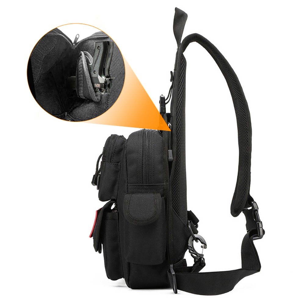 กระเป๋าปืนพกพาแบบยุทธวิธี กระเ - Edc Concealed Carry Backpack บทวิจารณ์และราคา