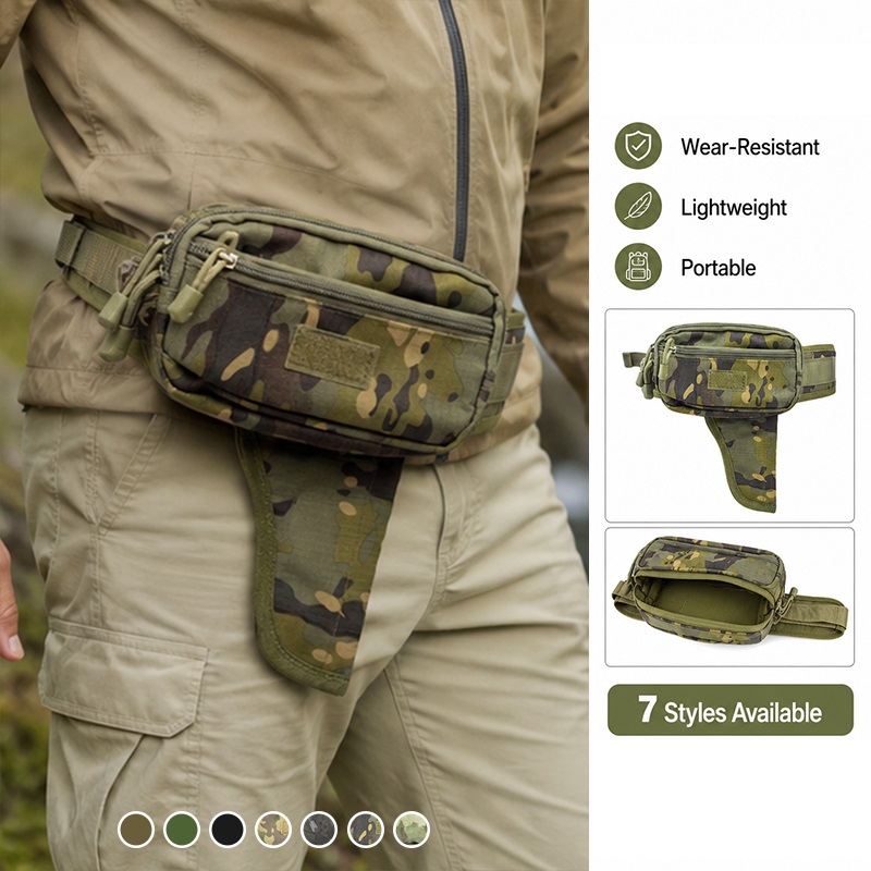 กระเป๋าคาดเอวอเนกประสงค์ ไนลอน - Edc Carry Fanny Pack บทวิจารณ์และราคา